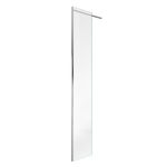 Saniclass Bellini inloopdouche zijwand 30x200cm 8mm excl profiel en stabilisatiestang anti kalk chroom SW373906