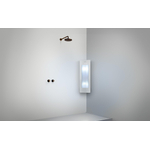 Sunshower Round Small Plus infrarood en UV licht opbouw incl. Installatieset hoek 95x33x25cm White SW769445