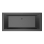 Xenz Society ligbad 190x90x50cm met poten zonder afvoer Acryl Ebony mat (mat zwart/antraciet) SW103319