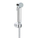 GROHE Tempesta-F Trigger Spray 30 Handdoucheset - 1 straalsoort - rond - met houder - metalen slang - 125cm - chroom SW63476