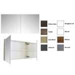 Sanicare Qlassics spiegelkast 120x60x15cm met 2 dubbelzijdige spiegeldeuren hoogglans wit SW17921