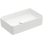 Villeroy & Boch Collaro opzetwastafel rechthoekig 56x36cm zonder overloop zonder kraangat ceramic+ wit SW358360