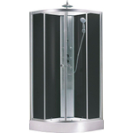 Xellanz Jupiter complete douchecabine 90x90x225 alu mat 5mm glas SW333862