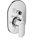 Hansgrohe Vernis afdekset badkraan met hendel chroom SW651554