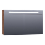 BRAUER Promise spiegelkast - 120x70x15cm -- met directe verlichting - 2 enkelzijdige spiegeldeuren - Forest Cacao SW371683