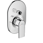 Hansgrohe Vernis afdekset badkraan met hendel chroom SW651549