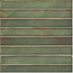 La Platera Cerámica Raku Keramische wandtegel - 35x35cm - 9.2mm - Groen SW1245089