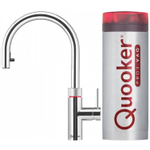 Quooker NL Flex keukenkraan koud, en kokend water inclusief uittrekbare uitloop met PRO3 reservoir chroom SW75950