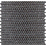 Dune Glass Mosaics Mozaiektegel 28.2x28.5cm Dots Grey 6mm Mat/glans Grijs SW798681