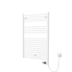 Plieger Elba Electrical elektrische designradiator - 942X500mm - met thermostaat - 500w - wit SW1221763