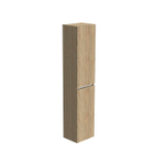 Thebalux hoge kast 165x35x29 2x dichte deur 1x greeplijst aluminium links draaiend t.b.v. Type 1/3/5/9 SW716582