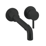 Crosswater MPRO INDUSTRIAL wastafelkraan inbouw zonder waste uitloop 20cm zwart mat SW487368