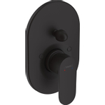 Hansgrohe Vernis afdekset badkraan met hendel mat zwart SW651529