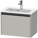 Duravit Ketho 2 wastafelonderbouwkast met 1 lade 61x39x44cm met greep antraciet betongrijs mat SW772665