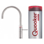 Quooker NL Fusion round kokendwaterkraan opbouw uitloop draaibaar met Combi+ reservoir RVS SW299689