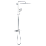 GROHE Rainshower SmartActive Regendoucheset Opbouw -hoofddouche 31cm - handdouche vierkant - thermostatisch - SmartActive - chroom SW472373