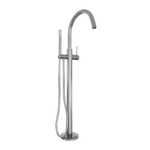 Brauer Chrome Edition Staande Badkraan - handdouche staaf 1 stand -2 gladde knoppen - PVD - chroom SW398027