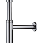 Hansgrohe Flowstar S Premium designbekersifon 5/4 met muurbuis met rozet chroom 0452098