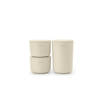 Brabantia ReNew Opbergpotjes - set van 3 - soft beige SW798769