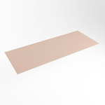 Mondiaz TOP 51 Topblad - 130x51x0.9cm - geschikt voor afdekplaat - Solid surface - Rosee SW1017261