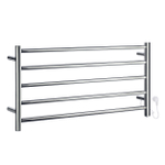 Smedbo Dry Elektrische handdoekradiator - 100x48x11.2cm - Gepolijst RVS SHOWROOMMODEL SHOW22785