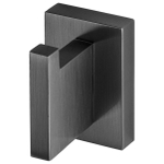 Haceka Edge Handdoekhaak - enkel - grafiet gunmetal SW654123