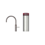 Quooker Fusion Round kokendwaterkraan - draaibare uitloop - PRO3 reservoir - Warm / kokend water - gunmetal SW968444