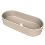 Arcqua Case waskom - ovaal - 60x26cm - mat zand SW1209131