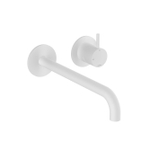 Hotbath Cobber Afbouwdeel - voor wastafelkraan - 25cm uitloop - Mat Wit SW1117820