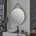 HR Badmeubelen Belt spiegel 80x80cm dimbaar LED met verwarming SW997250