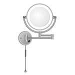 Wiesbaden Wandscheerspiegel LED chroom SW95874