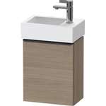 Duravit D-Neo wastafelonderkast 36.4x44x22.2cm Linksdraaiend 1 deur Eiken (terra) Mat SW640609