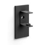 Zack Linea adapter wandhouder RVS voor lijmbevestiging set van 2 zwart SW538632