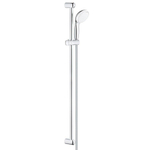 GROHE New Tempesta glijstangset met handdouche met 2 straalsoorten 5.7L/min. 90cm met doucheslang 175cm chroom/wit SW108114