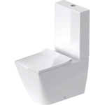 Duravit Viu duoblokpot diepspoel spoelrandloos vario 35x65cm zonder reservoir incl. bevestiging wit SW358271