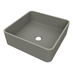 Arcqua Case waskom vierkant 37x37 mat beton SW1080034