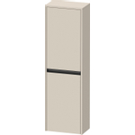 Duravit Ketho.2 Halfhoge kast 40x24x132cm 2 Rechtsdraaiende deuren Spaanplaat Taupe Mat SW772620