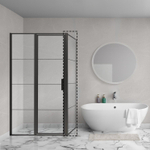 Aqua Vista Triple 160x200 cm, incl. wandbeugel zwart SW969914