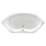 Xenz Orona ligbad - 190x90cm - met overloop - zonder afvoer - Acryl Wit SW103320