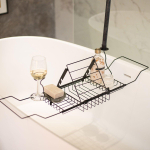 Adema badrek uitschuifbaar 62-90cm - zwart SW654152