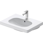 Duravit D-code wastafel 65x48cm 1 kraangat met overloop wit 0295855