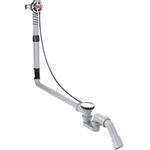 Hansgrohe Exafill S badafvoer overloop en vulcombinatie met waste basisgarnituur voor speciaal bad 0450296