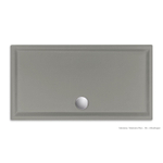 Xenz Mariana douchebak 120x90x4cm rechthoek Acryl Cement SW158370