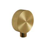 Hotbath Archie Wanduitlaat - geschikt voor doucheslang - geborsteld messing PVD SW798914