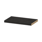 INK 35d wandplank - 60x35x3.5cm - voorzijde afgekant - tbv nis - MFC Houtskool eiken SW493456