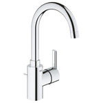 GROHE Feel wastafelkraan L-size met afvoerplug met hoge draaibare uitloop chroom SW229112