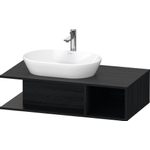 Duravit D-Neo wastafelonderkast 100x26x55cm Eiken (zwart) Mat SW641252