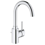 GROHE Concetto wastafelkraan L-size met afvoerplug met hoge draaibare uitloop chroom SW225260