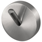 Haceka Kosmos Handdoekhaak - rond - enkel - geborsteld RVS SW654003