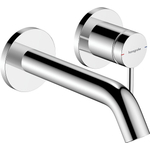 Hansgrohe Tecturis Wastafelkraan Inbouw - mengkraan - rond - eengreeps - 16.5cm uitloop - chroom SW918808